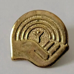 United Way Lapel Hat Pin Vintage Gold Tone 5/8"